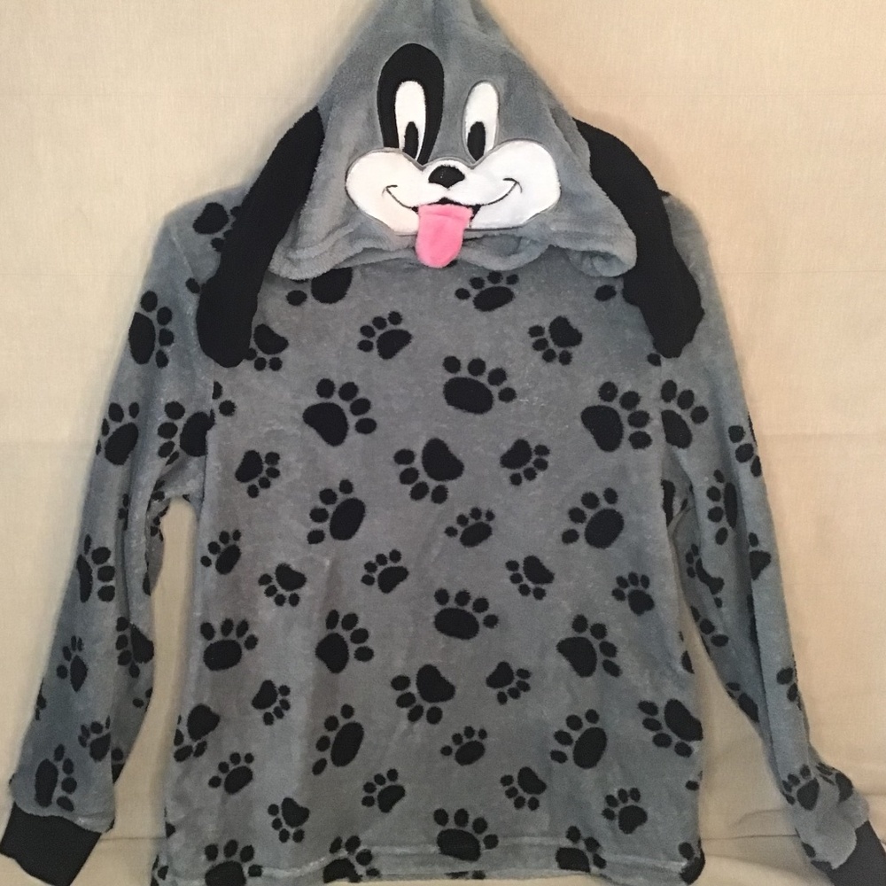 Sleep & Co.- Dog Pajama Top With Hood. Size M. No pants. In very good condition.